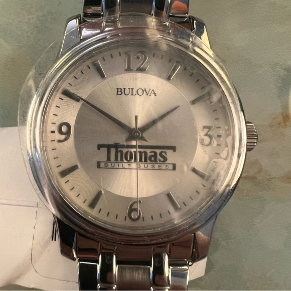 BULOVA Stainless Steel Watch Thomas Branded NWB